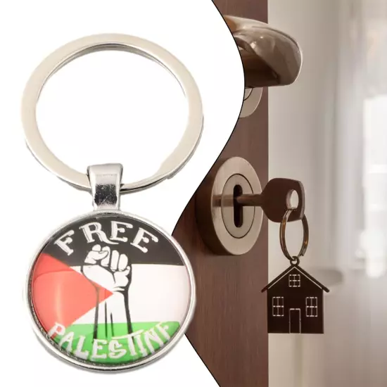 Easy to Identify Palestine Flag Keychain Pendant Never Lose Your Belongings