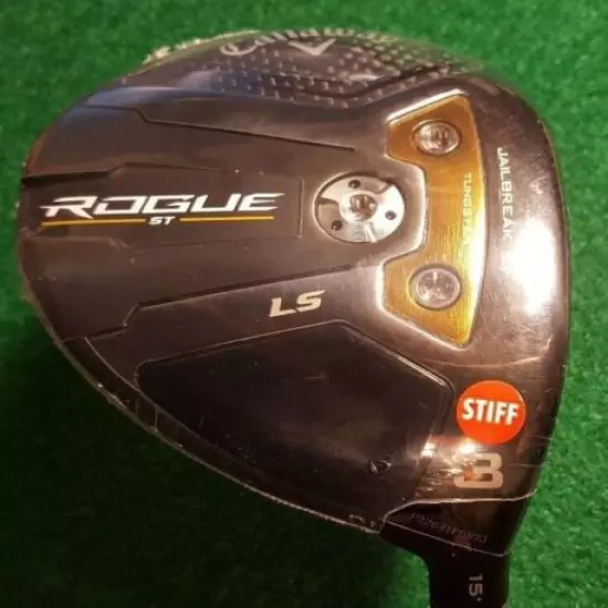 CALLAWAY ROGUE ST LS #3 15* S FLEX MEN'S RIGHT HANDED FAIRWAY WOOD! BRAND NEW!