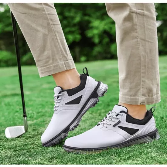 Professional Golf Shoes Spikes Men's Comfortable Outdoor Golfers Walking Shoes