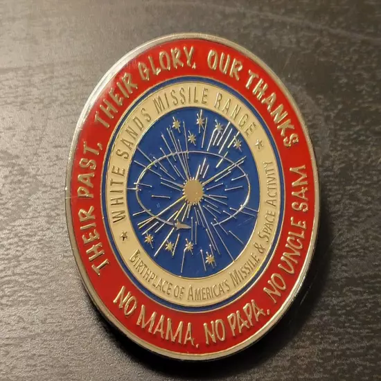 White Sands Missile Range Death March Military challenge coin 2011 Bataan 