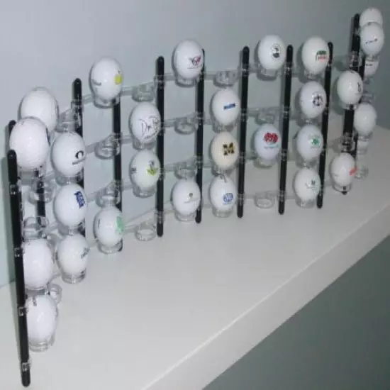 Golf Ball & Ball Marker Display Rack. Made in USA Shelf Case Modular 