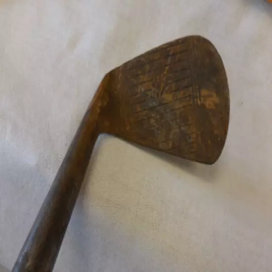 Vintage RH Kro-Flite Hickory Wood Shafted Golf Club- M. I. HARRISON--6 iron-36"