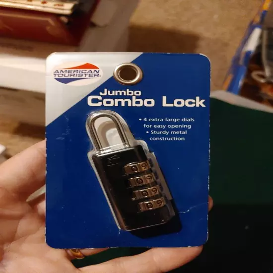 American Tourister Jumbo Combo Lock New In Package