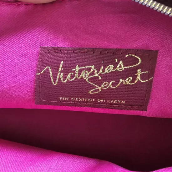 Victoria's Secret Tote Hand Bag Womens Velvet Purse Rare Sexy Plush Y2k Retro