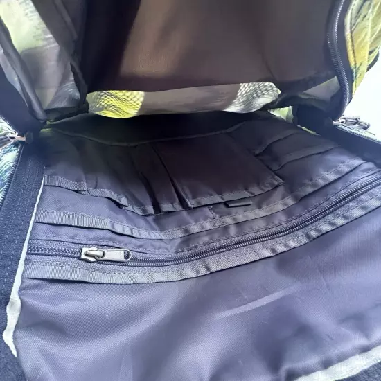 North Face Backpack Angkor Hiking Travel Daily School Laptop Yellow Black