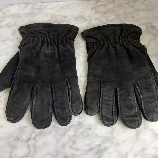 Isotoner Suede Mens Gloves SZ M