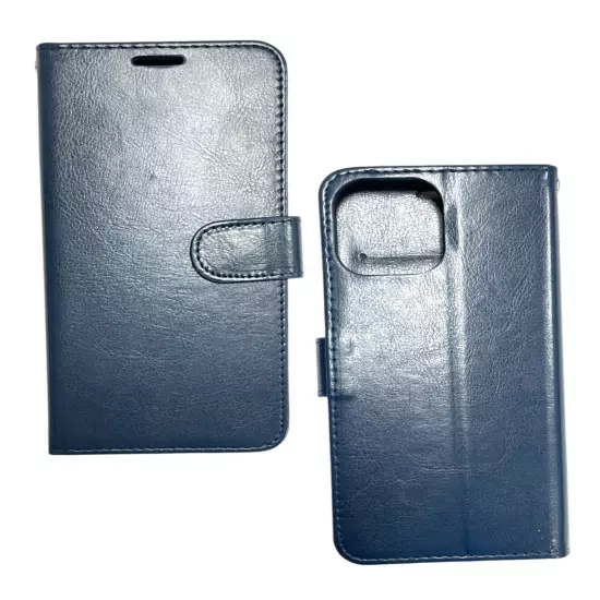 Flip Credit Card Holder Wallet Case for iPhone 13 Promax, Free Temper Glass