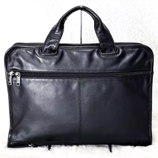 Appraised Tumi 2Way Business Bag Genuine Leather Black A4 Pc