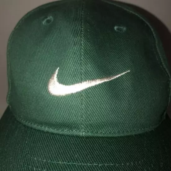 Vintage Nike Golf Hat Cap Snapback Green Swoosh Golfing Golfer Baseball