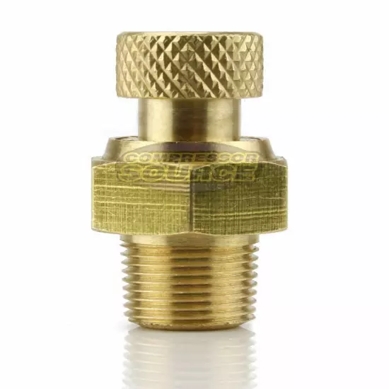 1/8" Male NPT Air Compressor Tank Moisture Water Drain Brass Pet Cock Petcock