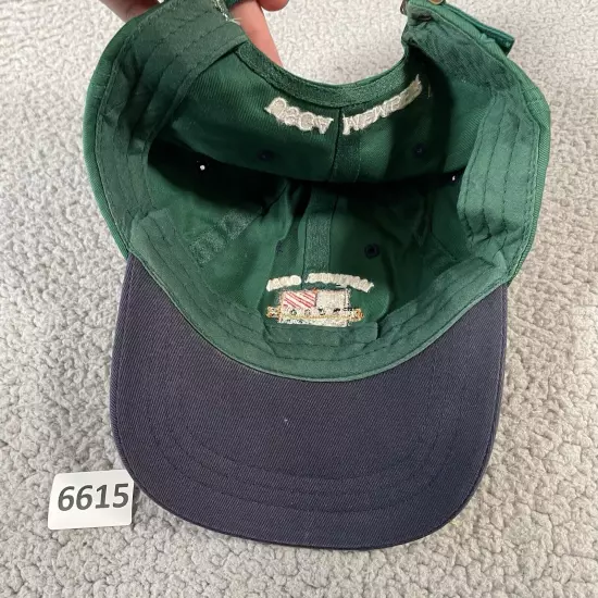 Vintage Golf Hat 100th US Open Pebble Beach 2000 USGA Member Green Blue