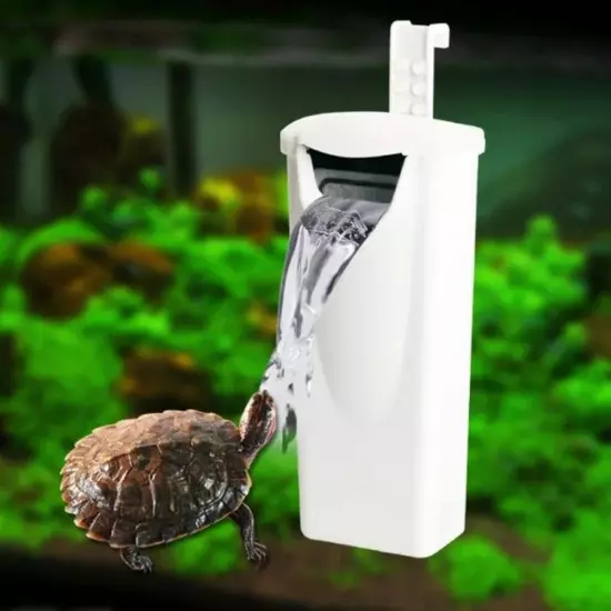 Waterfall Aquarium Filter Pump Turtle Fish Tank Low Water Level Filter Oxygen A9