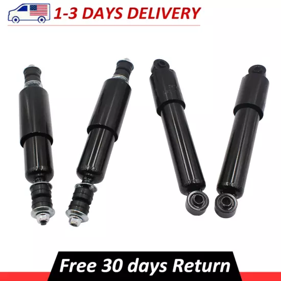 Set of 4 Golf Cart Front & Rear Shock Absorbers Fits 1981-2008 Club Car DS