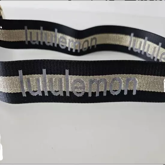 NWT☀️LULULEMON☀️NEW BLACK,GOLD☀️EVERYWHERE BELT BAG 1L☀️AUTHENTIC☀️GOLD HARDWARE