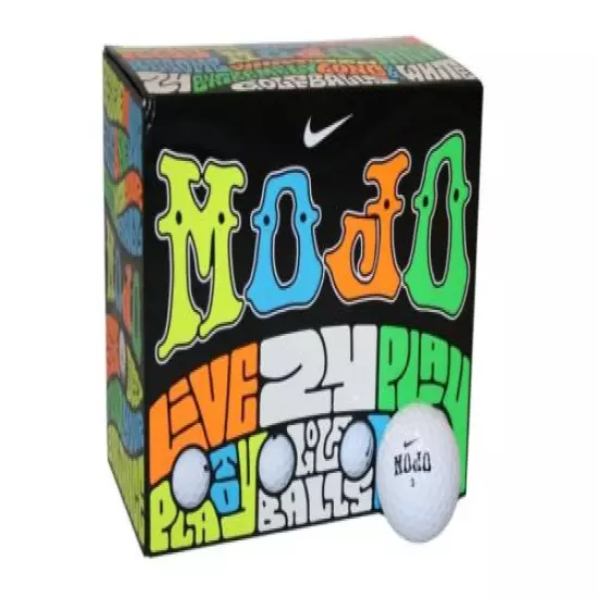 Nike Mojo White Golf Balls - 8 Sleeves (24 Balls) - Brand New - Rare