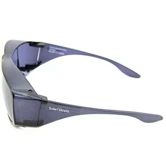 Solar Shield Fits-Over SS Polycarbonate II Smoke Sunglasses