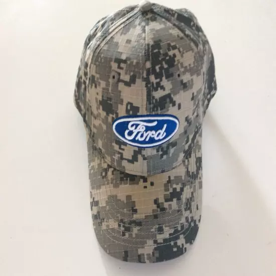 ADJUSTABLE FORD CAMO HAT (NEW) OFFICIAL LICENSED PRODUCT **FREE SHIPPING**