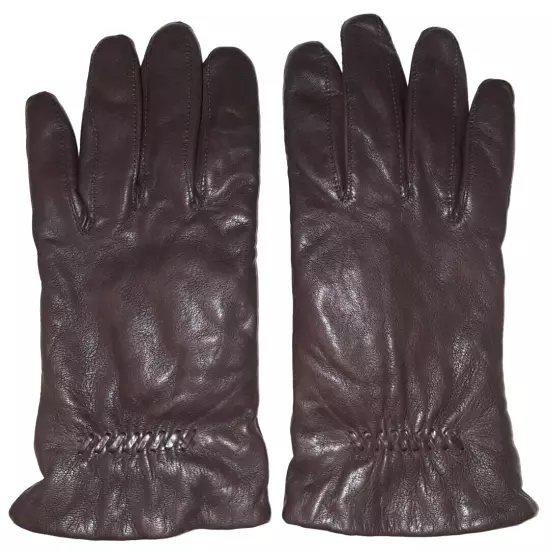 Isotoner 88170 lined brown leather gloves w/Thinsulate womens size 7.5