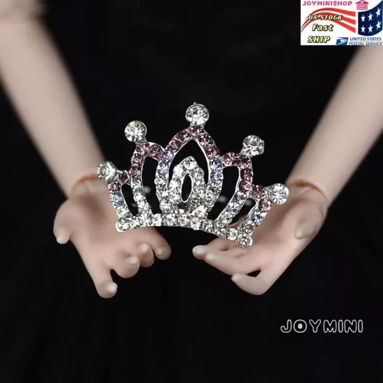 Fashion Doll Tiara For Barbie Crown Crystal Crown Diamond Tiara Hair Accessories