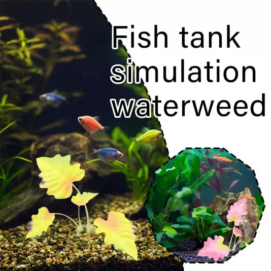 Artificial Plants Fish Tank Aquarium Grass Water Weeds Simulation Grass Decor F4