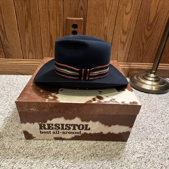 NICE Vintage RESISTOL Self Conforming Hotdoggers Western Cowboy Hat Size 7