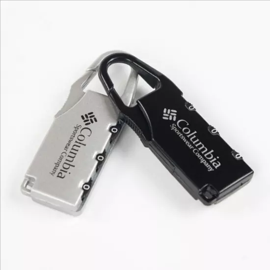 Zipper Bag Lock 3 Digit Combination Lock Luggage Code Lock Password Padlock