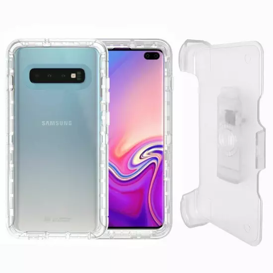 For Samsung Galaxy S10 S10e S10+Plus Defender Case Cover Belt Clip Fits Otterbox