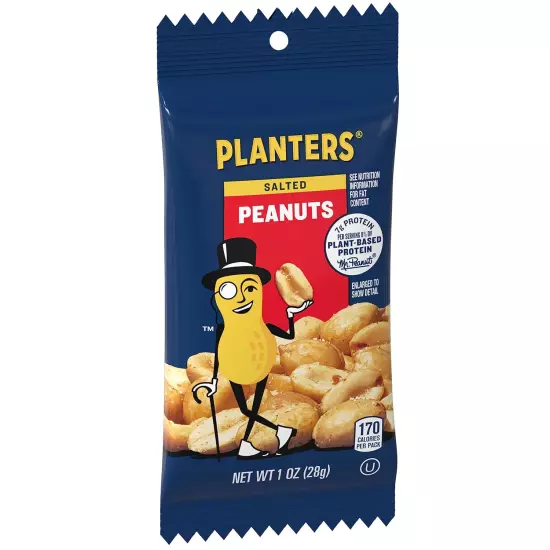 Planters Salted Peanuts 1 oz Bags Pack of 48