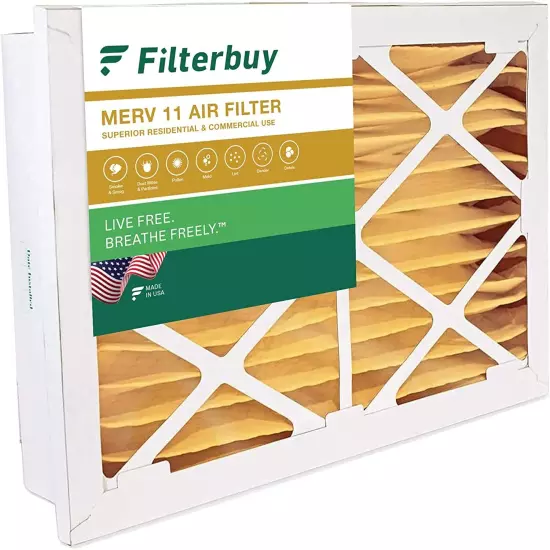 Filterbuy 20x30x5 Air Filters, HVAC AC Furnace for Grille Honeywell (MERV 11)