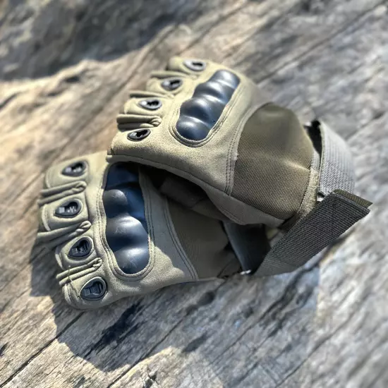 Tactical Fingerless Airsoft Gloves for Outdoor Sports, Paintball, and Motorcycli