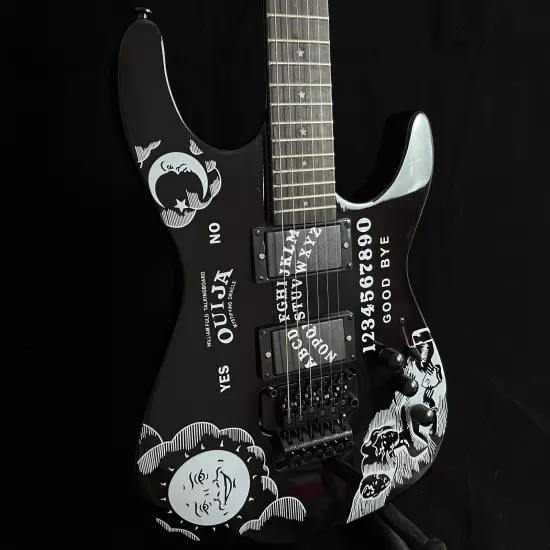 Kirk Hammett Ouija Black Signature Electric Guitar with EMG Pickups