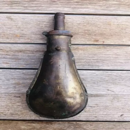 Vintage Black Powder Flask