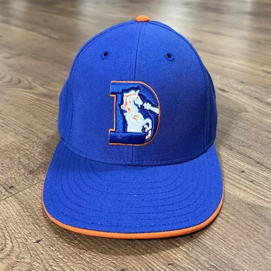 Denver Broncos Vintage Reebok Gridiron Classic Fitted Ha, 100% Wool Size 7 7/8