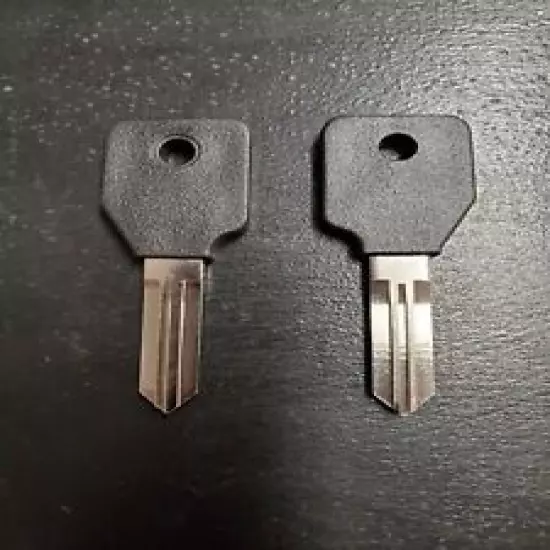 (2) Stack-On Gun Cabinet Key Blank - get local locksmith hardware store to cut