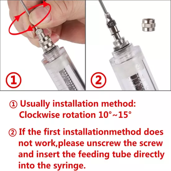 Bird Feeding Syringe Feeding Tubes for Baby Birds Parrot Hand Feeding Syringe wi