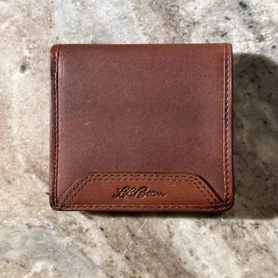 Brand New L.L. Bean Field Wallet With Premium Leather