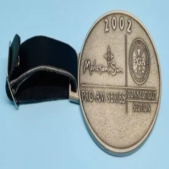 2002 PGA Mohegan Sun PRO-AM Shootout Party Pewter Bag Tag