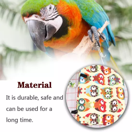 Winter Warm Bed Hanging Cage Tent Hut - Parrot Hanging Tent for Budgies Pet Pa