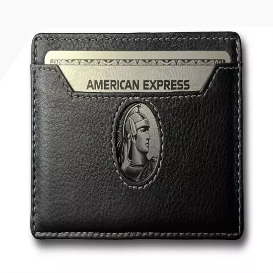 WITH DEFECTS Mini Wallet Men Tiny Slim Card Case Thin Wallet For Amex Platinum