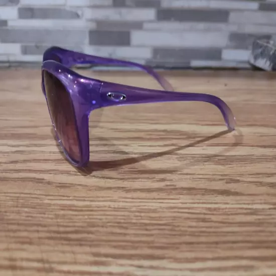 Oakley Women's Sunglasses Purple Transparent With Case