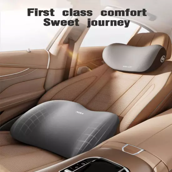 Car Headrest Lumbar Support Lumbar Cushion Backrest Lumbar Car Neck Pillow