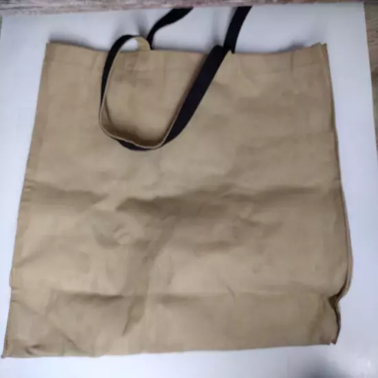 Ralfeaux Canvas Tote Shopping Travel Bag Beige Cream "The Superstar" Vtg