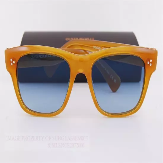 New Oliver Peoples Sunglasses Birell Sun OV 5524/SU 1578Q8 Amber/Marine Gradient