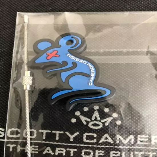 Scotty Cameron Tour Rat Key Chain Bag Tag Fob NEW Gallery CT Blue Rat SOLD OUT