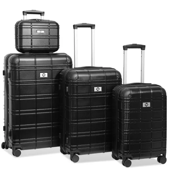 4pcs Luggage Hardside Lightweight Durable Spinner Wheels Suitcase12/20/24/28"