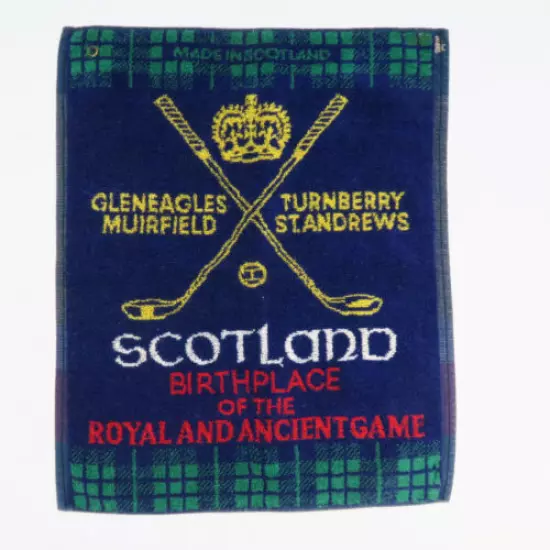 Highland Connection Golf Towel Birthplace of Royal & Ancient Game Gleneagles 