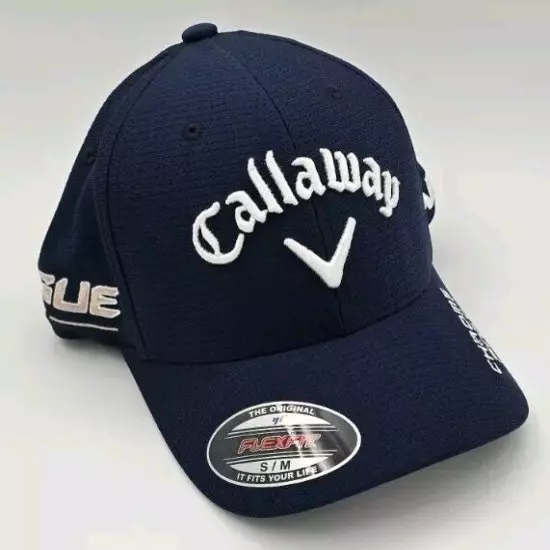 NEW Callaway Rogue St. Apex Chrome Soft Blue Performance Golf Hat Size S-M