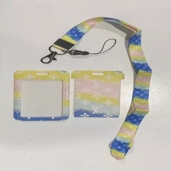 Designer lanyard with ID holder Keychain 