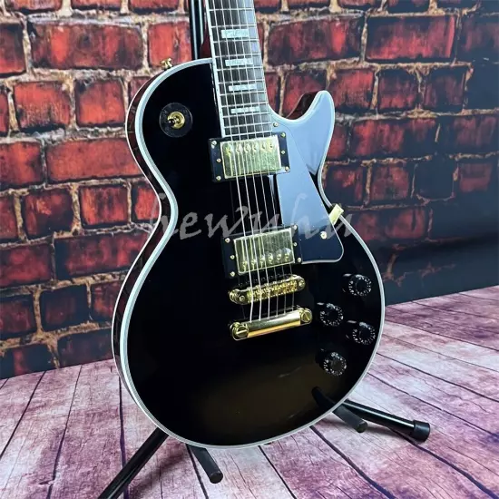 hot selling custom shop electric guitar Black Beauty gold color hardware