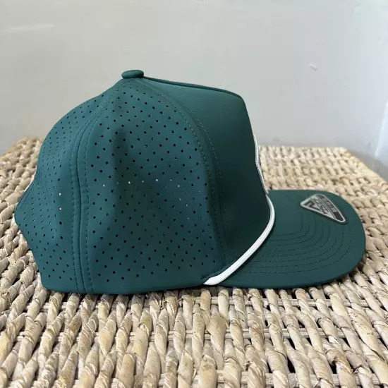 Pacific Headwear embroidered patch green Hat Snapback Mesh One Size Cap Rope